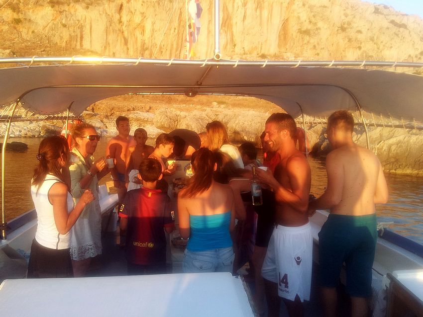 tour in barca aperitivo al tramonto a San Vito Lo Capo